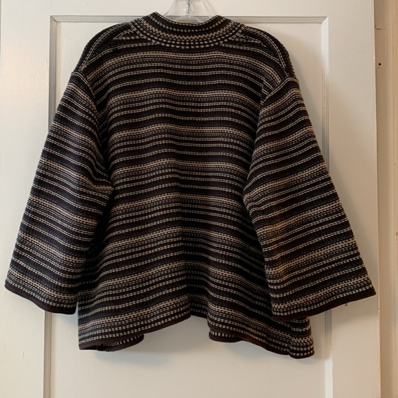 Croft & Barrow kimono sleeve, open front sweater - Picture 6 of 13